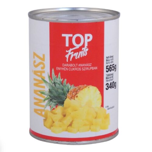 Top Fruits ananász befőtt konzerv 565 g darabolt