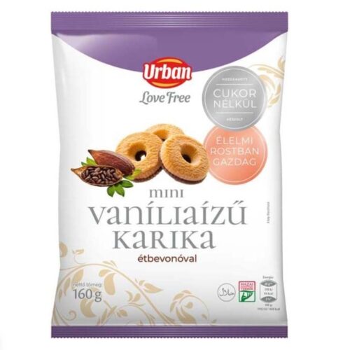 Urban LoveFree vaníliás karika 160 g