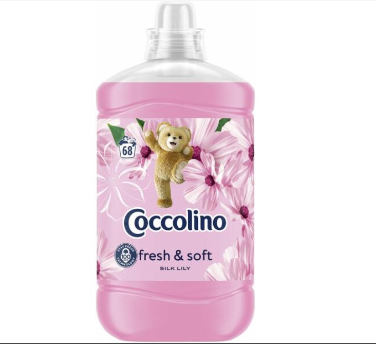 Coccolino Fresh & Soft Silk Lily öblítőkoncentrátum 68 mosás 1700 ml