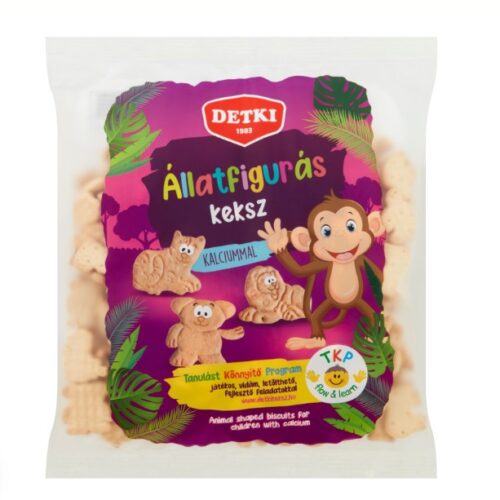 Detki állatfigurás keksz kalciummal 160 g