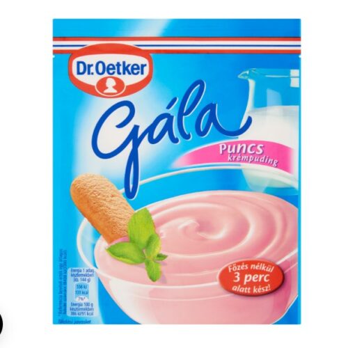 Dr. Oetker Gála krémpudingpor 78 g puncs