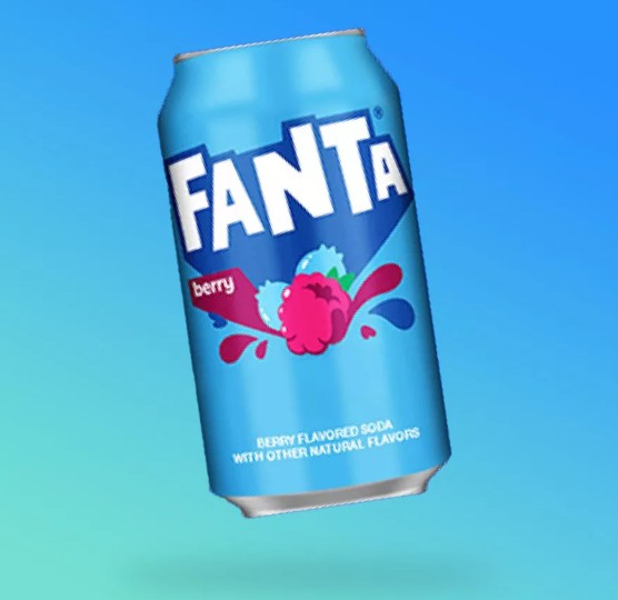 Fanta USA Berry áfonya és málna ízű üdítőital 355ml