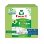 Frosch mosogatógép tabletta zöldcitrom 30db