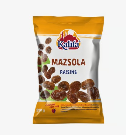 Kalifa mazsola 250 g