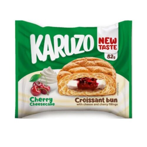 Karuzo 82g Cherry Cheesecake ízű croissant
