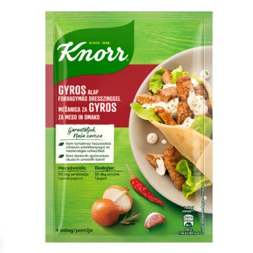 Knorr gyros alap fokhagymás dresszinggel 40 g