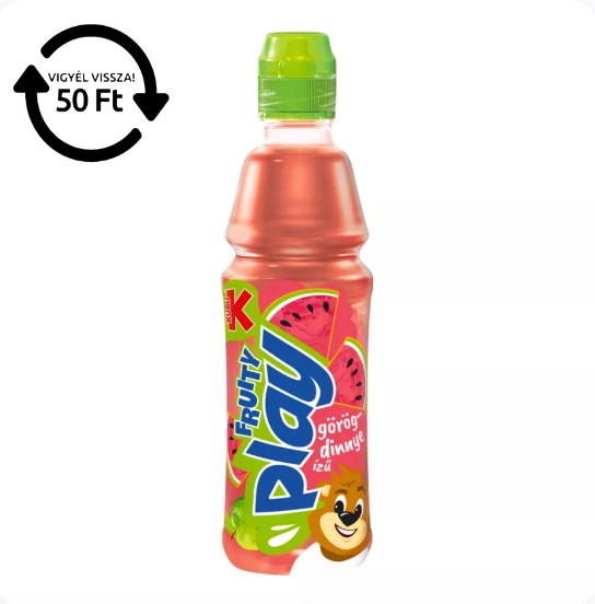 Kubu Play Görögdinnye ízű gyümölcsital 400ml
