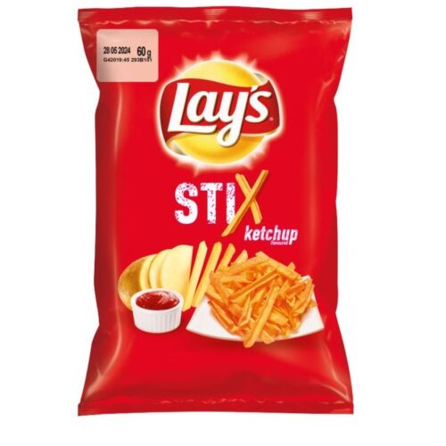 Lay's Stix ketchupos ízű burgonyachips 60 g