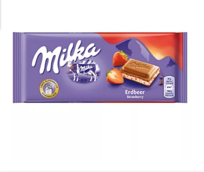 Csokoládé táblás MILKA Epres-Joghurtos 100 g