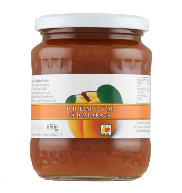 Óceán prémium sárgabarack lekvár 650 g