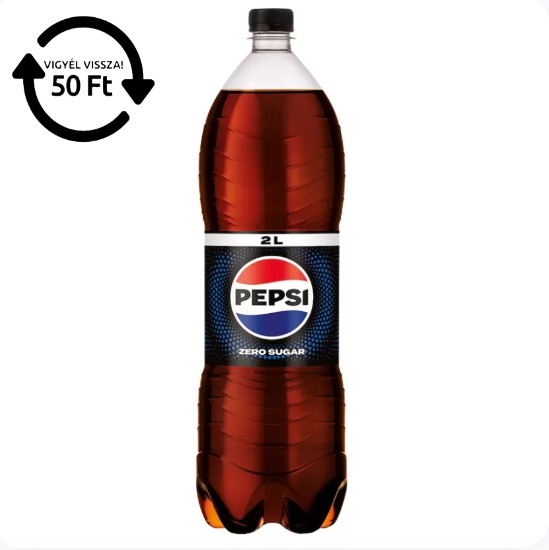 Pepsi Cola Max Zero energiamentes szénsavas üdítőital 2L