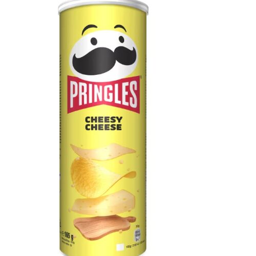 Pringles Cheesy Cheese sajtos ízesítésű sós snack 165 g
