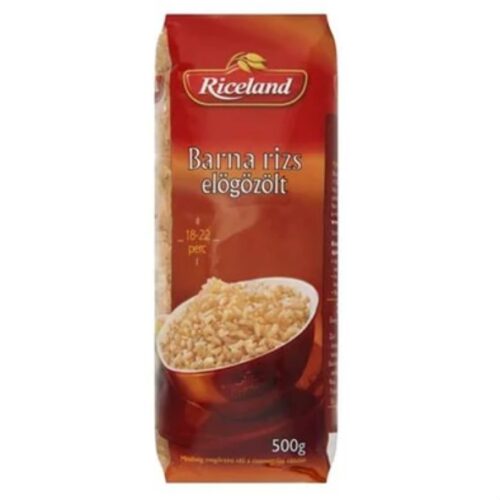 RICELAND BARNA ELŐGŐZÖLT RIZS 500G