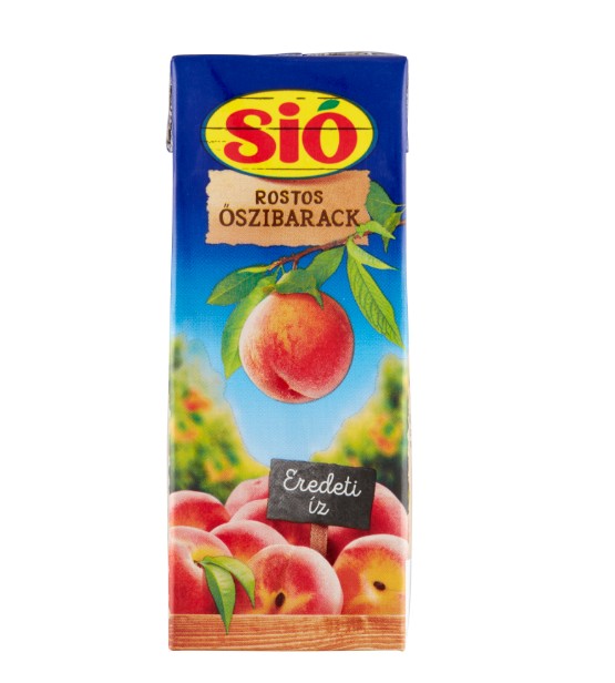 Sió gyümölcsital 200 ml rostos őszibarack 20%