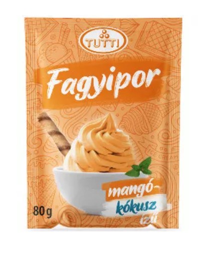 Tutti fagyipor Mangós-kókusz 80g