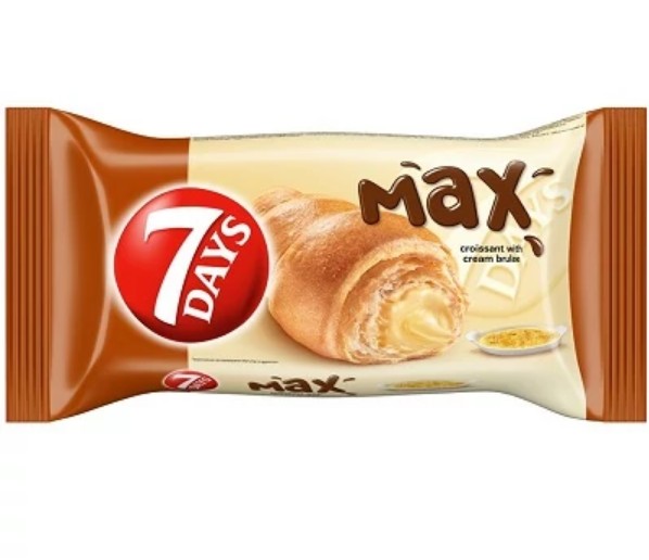 7 Days Croissant Double 80g Créme Brulée (Vanília-Karamell)