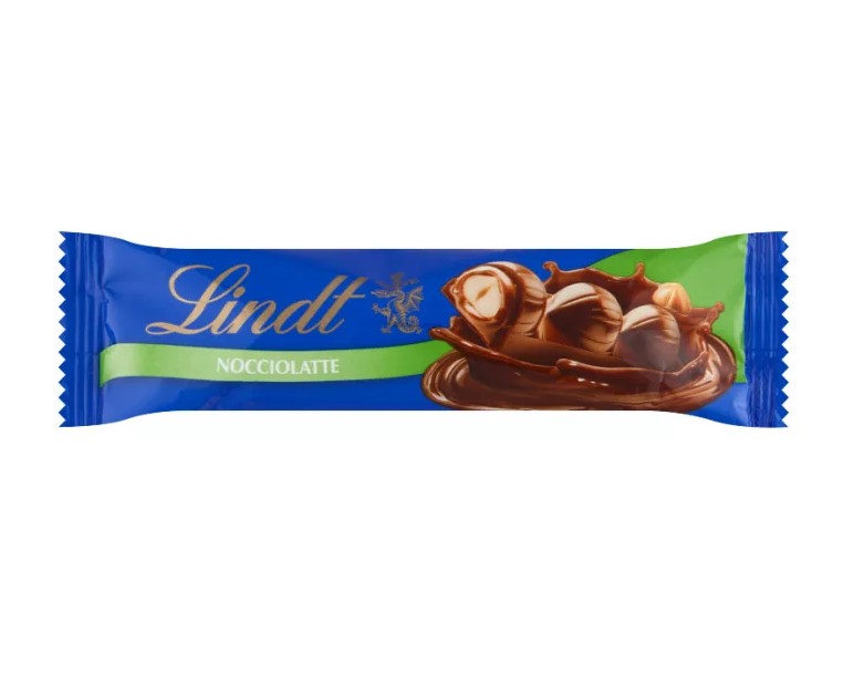 Lindt tejcsokoládé mogyorós töltelékkel és egész mogyoróval 35 g