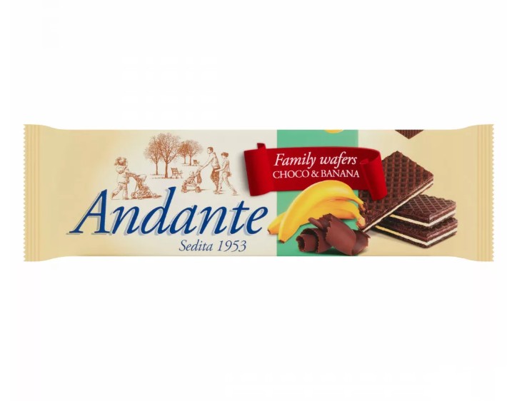 Andante Csokis-Banános Nápolyi 130gr