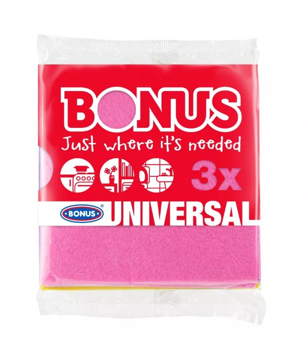 Bonus Univerzális általános törlőkendő 3db