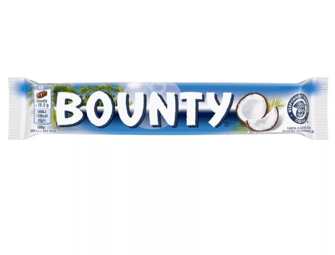 Bounty tejcsokoládé puha kókuszos töltelékkel 2 x 28,5 g (57 g)