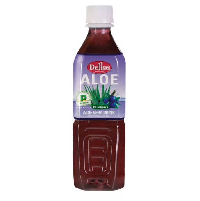 DELLOS ALOE VERA ÜDÍTŐITAL KÉKÁFONYA 500ML DRS
