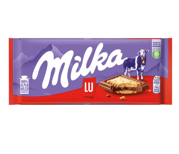 Milka Alpesi Tejcsokoládé Ropogós Keksszel 87 G
