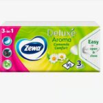 Zewa Deluxe Camomile Comfort illatosított papír zsebkendő 3 rétegű 90db