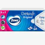 Zewa delux papírzsebkendő normal 3 rétegű 90 db