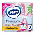 Zewa Premium Extra Long Plus papírtörlő 2 rétegű 2 tekercs(Blossom monents)