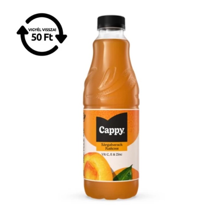 CAPPY SÁRGABARACK 37% NEKTÁR 1L