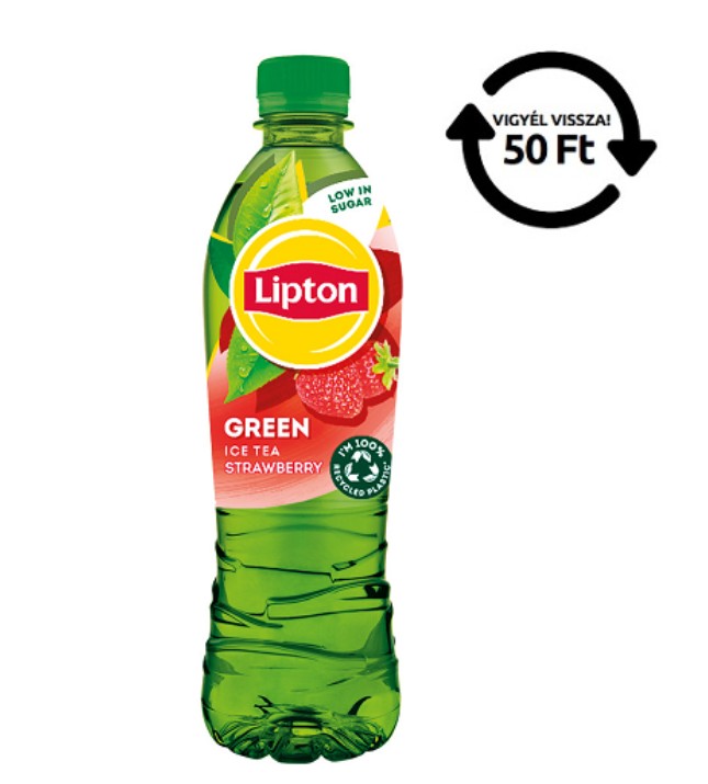 Lipton Zöld Eper tea 0,5l