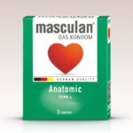 Masculan Anatomic formázott óvszer 3 db type 4