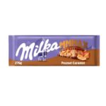 Milka földimogyorós-karamellás alpesi tejcsokoládé 276g
