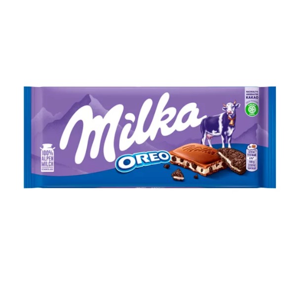 Milka Oreo Alpesi Tejcsokoládé 100g