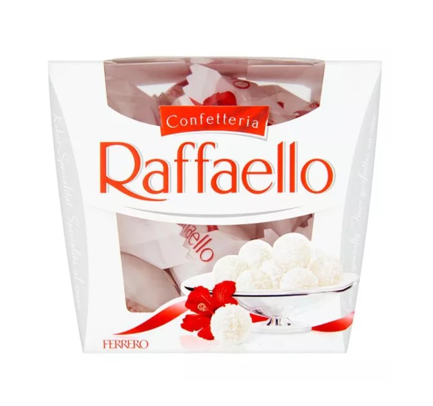 Raffaello kókuszos ostyakülönlegesség belsejében mandulával 150g