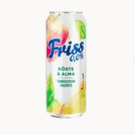 Borsodi Friss 0,5L Körte-Alma Ízű Alkoholmentes Dobzos Sör (DRS)
