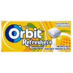 Orbit Refreshers Tropical gyümölcsízű cukormentes rágógumi édesítőszerrel 17,9g
