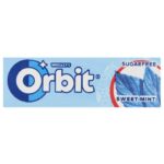Orbit Sweetmint mentaízű cukormentes rágógumi édesítőszerrel 14g