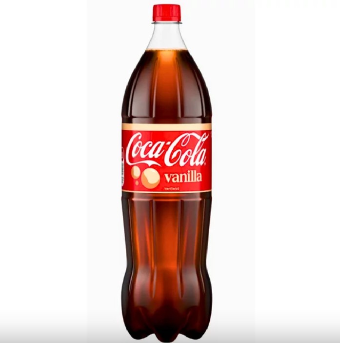 Coca Cola Coke Vanilla, cola és vaníliaízű szénsavas üdítőital 1,75 l