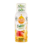 FruttaMax Bubble¹² mangó ízű vegyes gyümölcsszörp cukorral és édesítőszerekkel 500 ml(DRS)