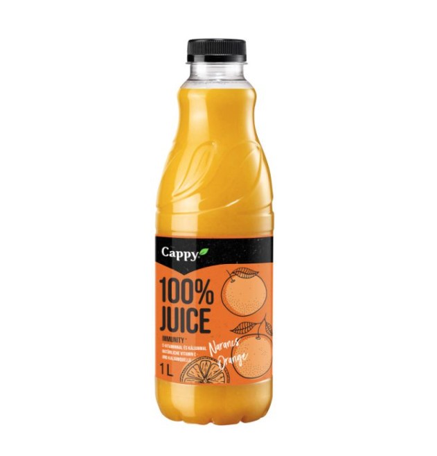 Cappy 100% Juice Narancs Szűrt Gyümölcsital 1l