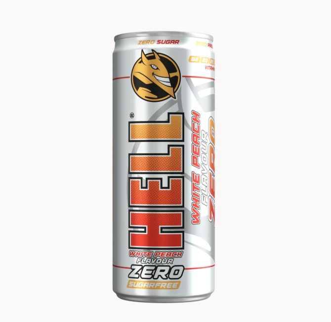 Hell zero white peach 250ml (DRS)