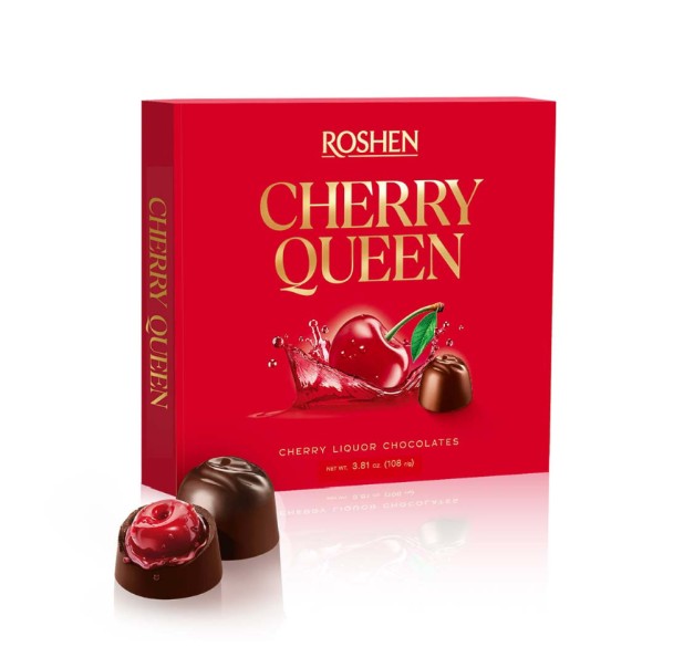 Roshen Cherry Queen konyakmeggy 108g classic